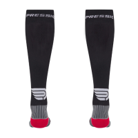 PRESSIO - Compression Sock - Black/Red